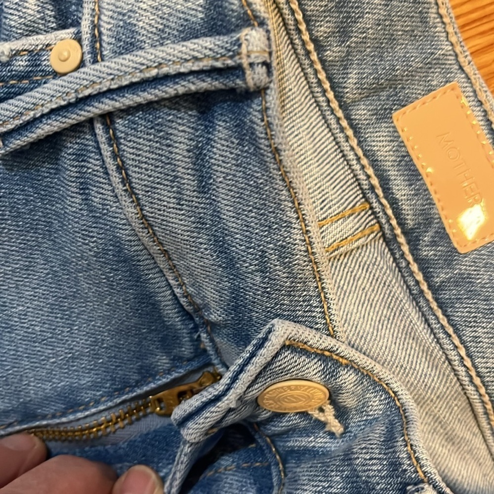 MOTHER The Insider Crop Step Fray Size 29 NWT - Picture 10 of 15